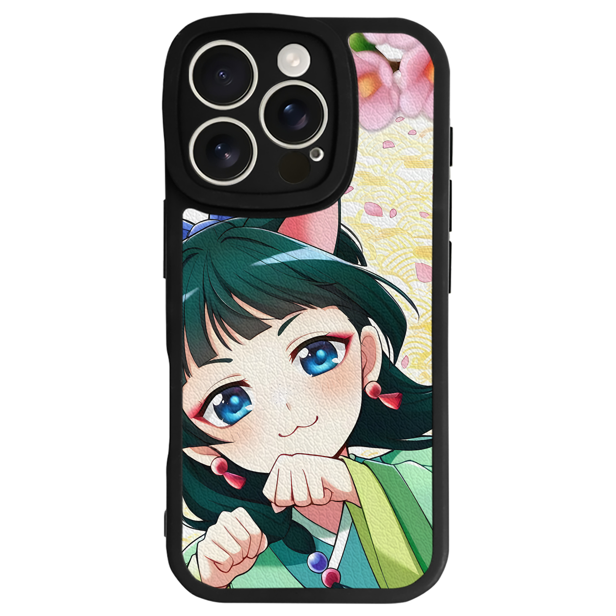（画像用） 薬屋のひとりごと The Apothecary Diaries 【iPhone 16シリーズ対応】シリコンスマホケース（レザー調） 材質：シリコン